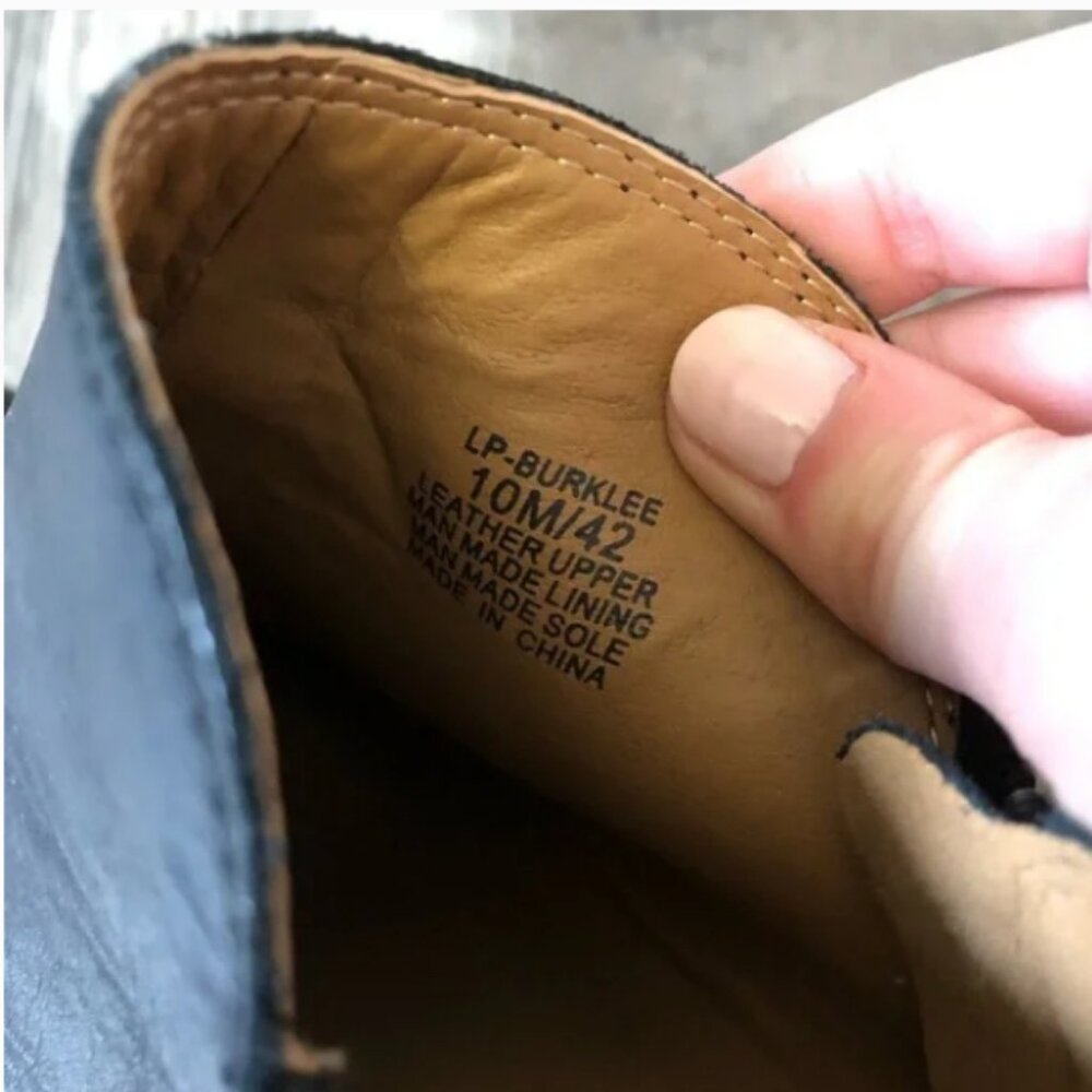 Lucky Brand Ankle Zip Black Leather Booties  - 10 - Picture 8 of 8